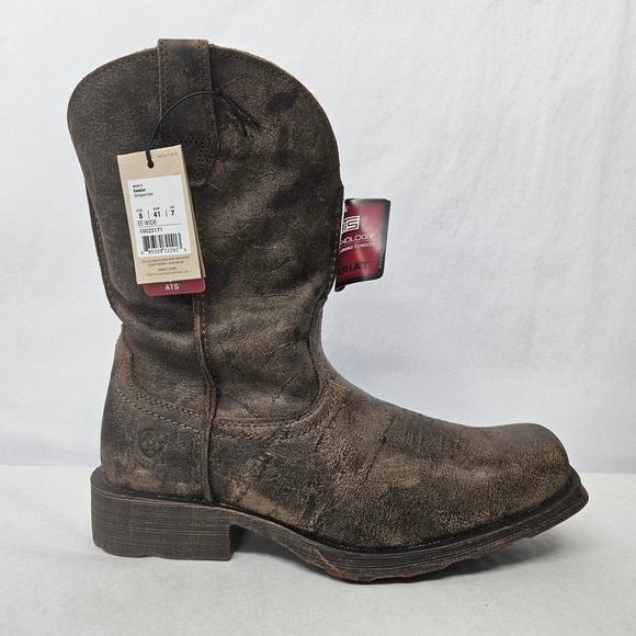 Ariat Rambler Western Boots 10025171 Antiqued Grey Men Size 8.5 Extra Wide - Picture 8 of 8